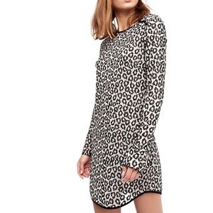 Free People Intimately Lace Leopard Dress
